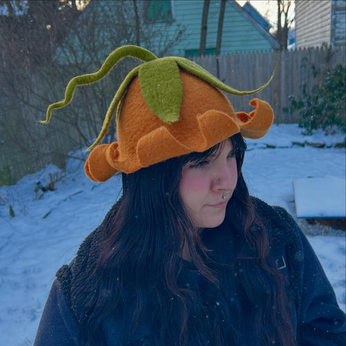 Felted Fairy Flower Hat