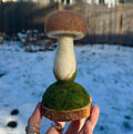 Bolete Mushroom Figurine